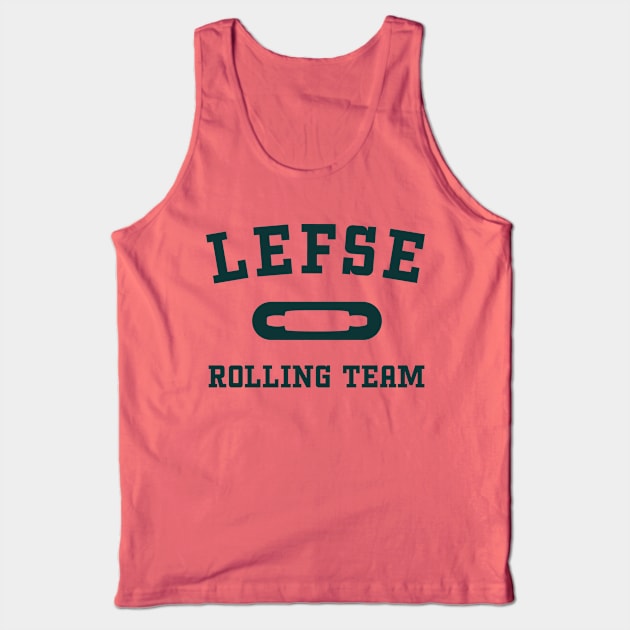 Lefse Rolling Team Tank Top by Huhnerdieb Apparel